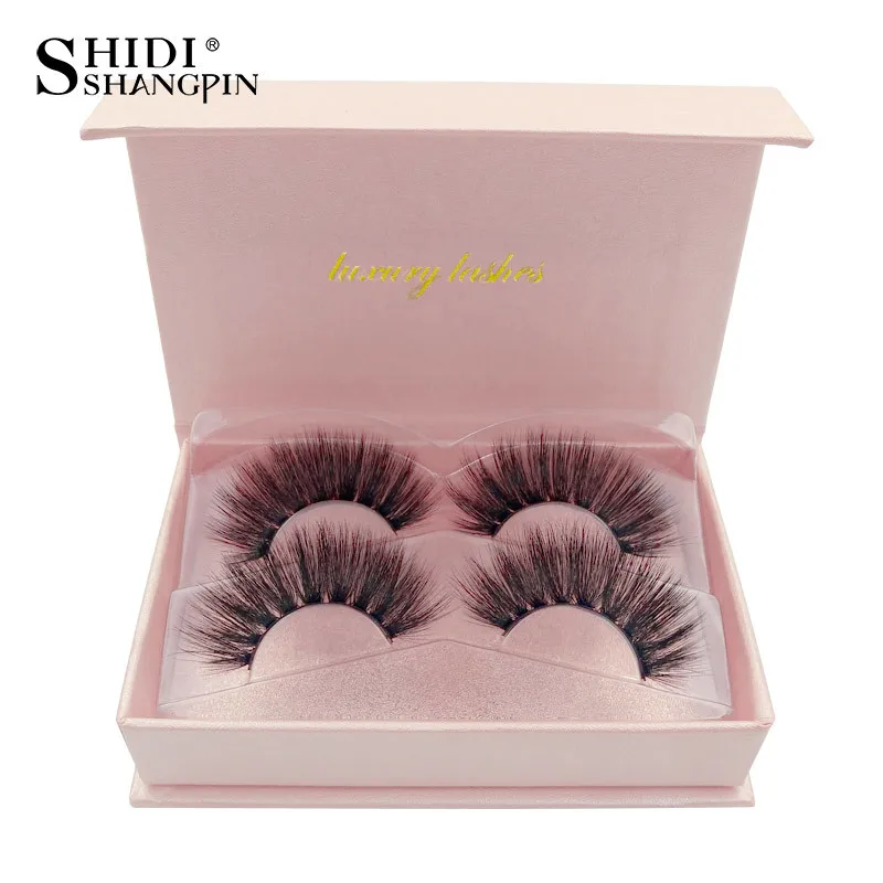 

Shidishangpin Natural Long False Eyelashes Full Strip Lashes Makeup 3d Mink Lashes Volume Fake Eye Lashes Soft Mink Eyelashes