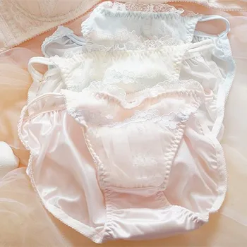 

Japanese super sweet fairy lace non trace briefs ladies underwear majtki damskie culotte femme perizoma thongs seamless panties