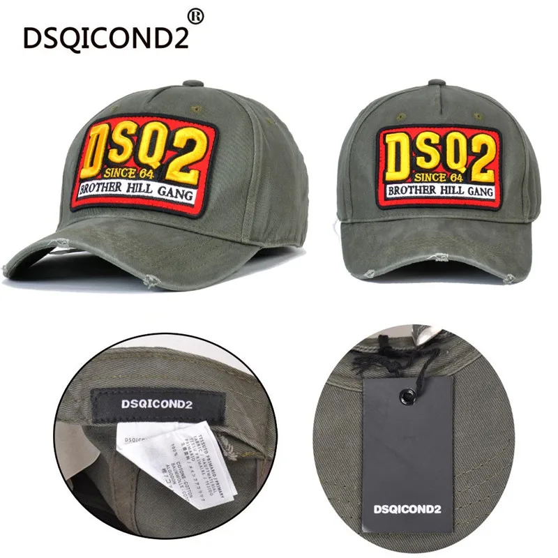 DSQICOND2 бренд DSQ бейсболка для мужчин женщин икона Snapback шляпа вышивка хлопок Письмо кепки папа кепки DSQ2 кости Garros