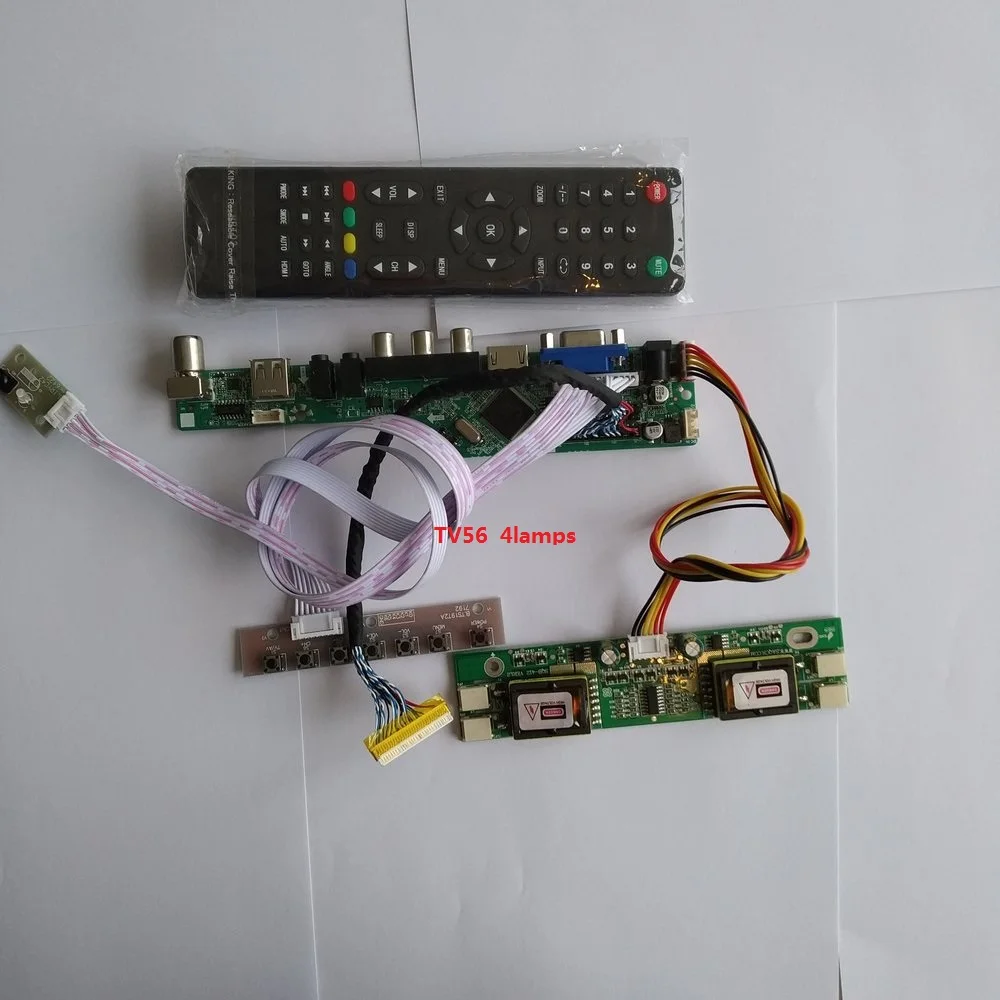 for LM201WE3 TLH3 30pin Controller Board 1680X1050 20 1 4 lamps VGA AV VGA kit Resolution