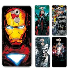 

For Huawei Honor 6C 6 C Case Cover Charming Marvel Avengers Iron man Silicone Funda Capa For Huawei Honor 6C/ Huawei Enjoy 6S
