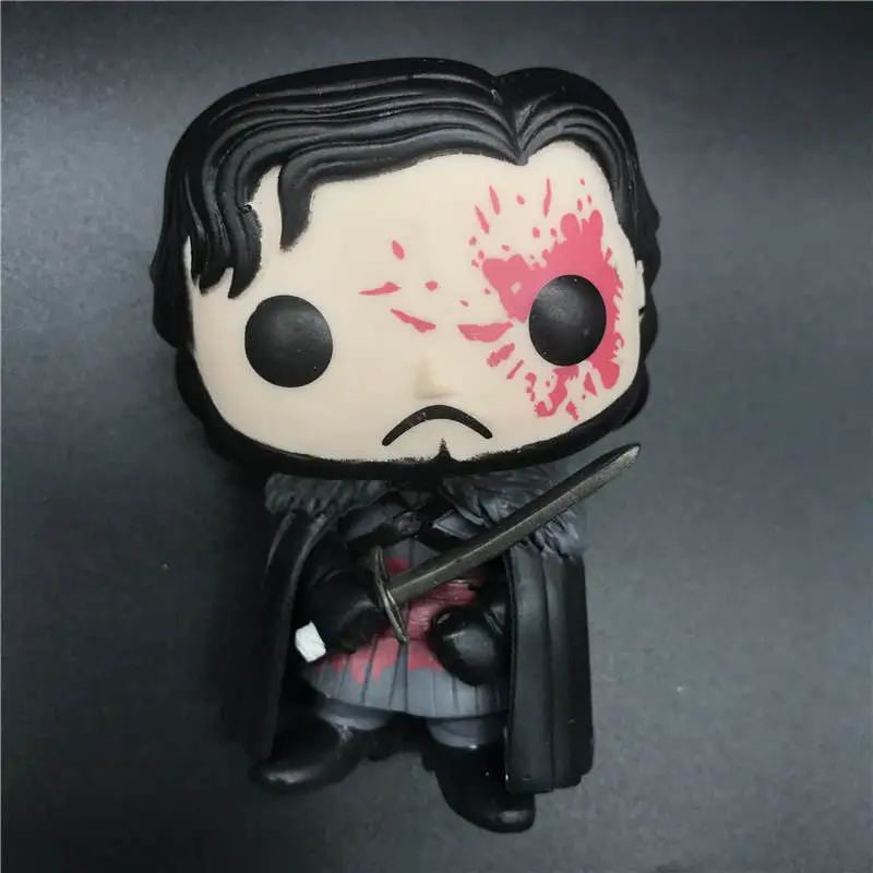 

POP Game of Thrones Jon Snow model Bloody Hot Exclusive action Figure Decorative Model Toy gift