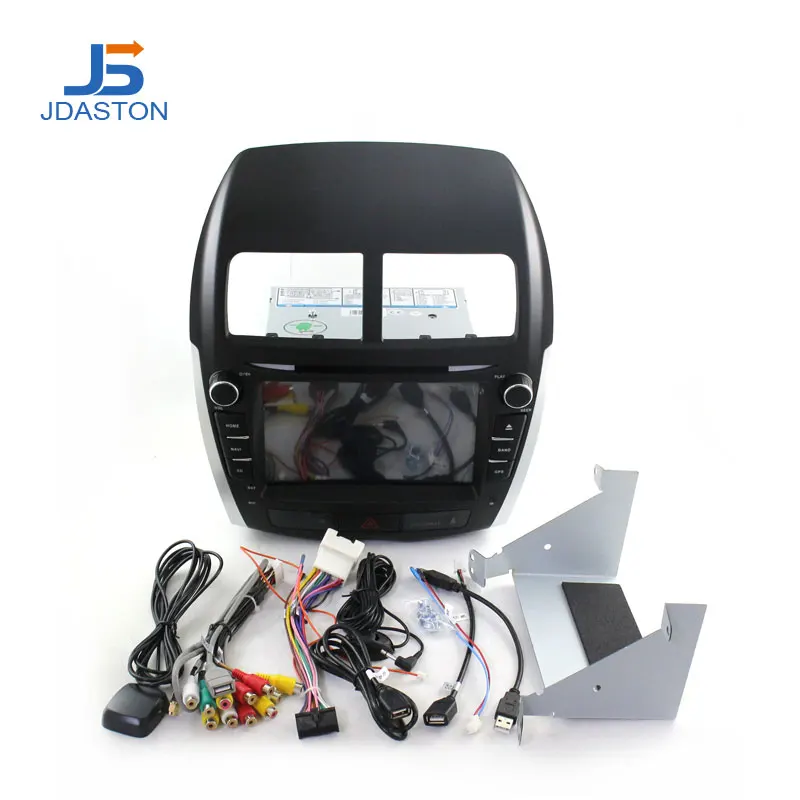 Cheap JDASTON Android 9.1 Car DVD Player For Mitsubishi ASX 2011-2015 Peugeot 4008 Citroen C4 Multimedia GPS 2 Din Car Radio Stereo 3