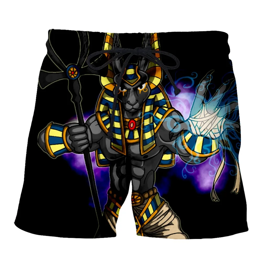 YX Girl 2018 New Fashion Men 3d printed Casual shorts Anubis Short Mens Summer Cool Trousers Dropshipping YX Girl 2018 New Fashion Men 3d printed Casual shorts Anubis Short Mens Summer Cool Trousers Dropshipping