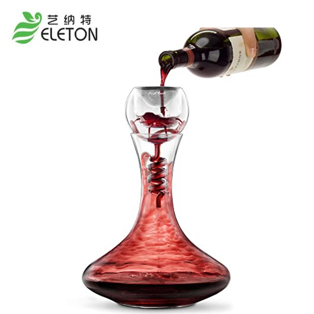 Eleton Gl Twister Aerator For Decanters Wine Decanter Set Bar Eleton Gl Twister Aerator For Decanters Wine Decanter Set Bar Sets Tools Gles