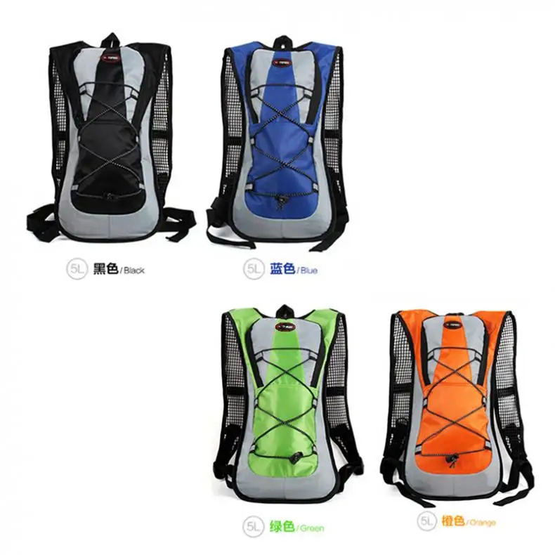 

5L Ultralight Cycling Bicycle Bags Outdoor Backpack Nylon Durable Bike Sport Running Water Bladder Outdoor Hiking Backpack