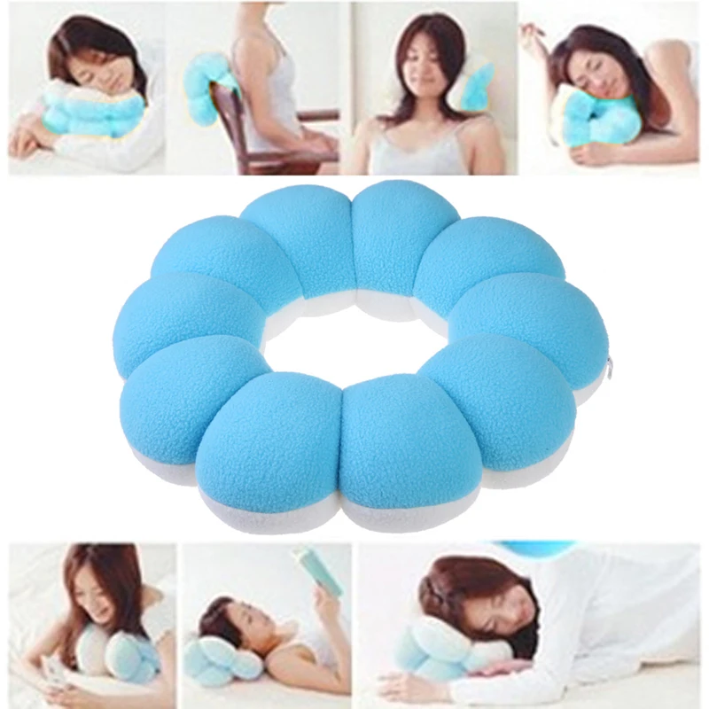 Cute Donut Doughnut Shape Neck Pillow Cushion Multi Functional