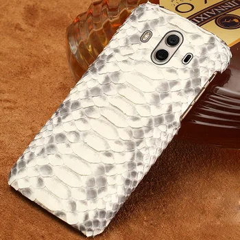 

wangcangli Leather python skin cover back cover For HUAWEI Mate 10 case python skin high-end custom phone case For HUAWEI P20