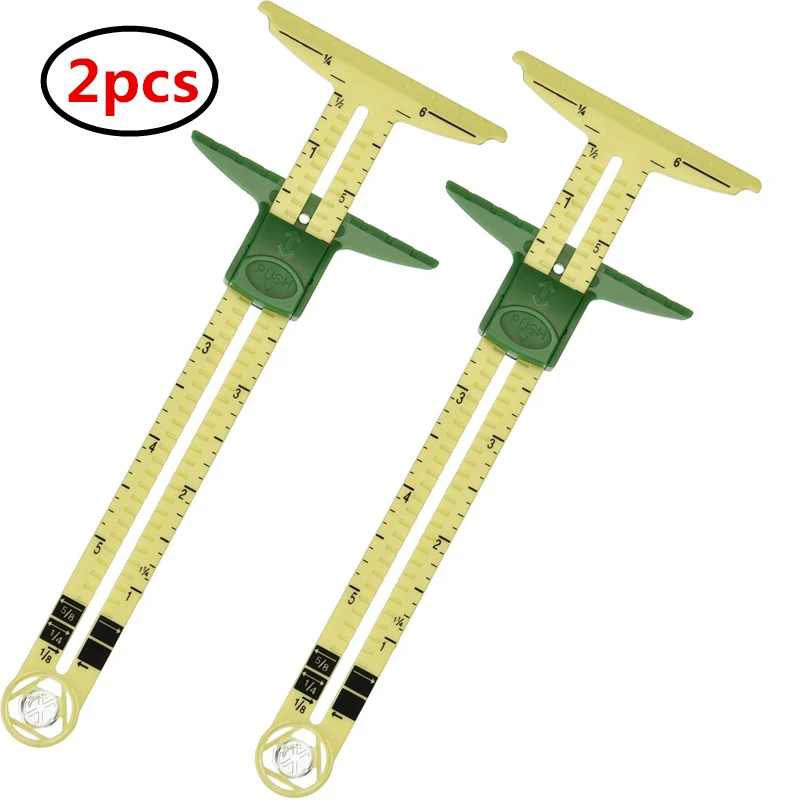 5-в-1 скользящий Калибр с Нэнси zieman измерительный швейная инструмент(два размера на выбор) 7YJ127 - Цвет: 2PCS  ST-23