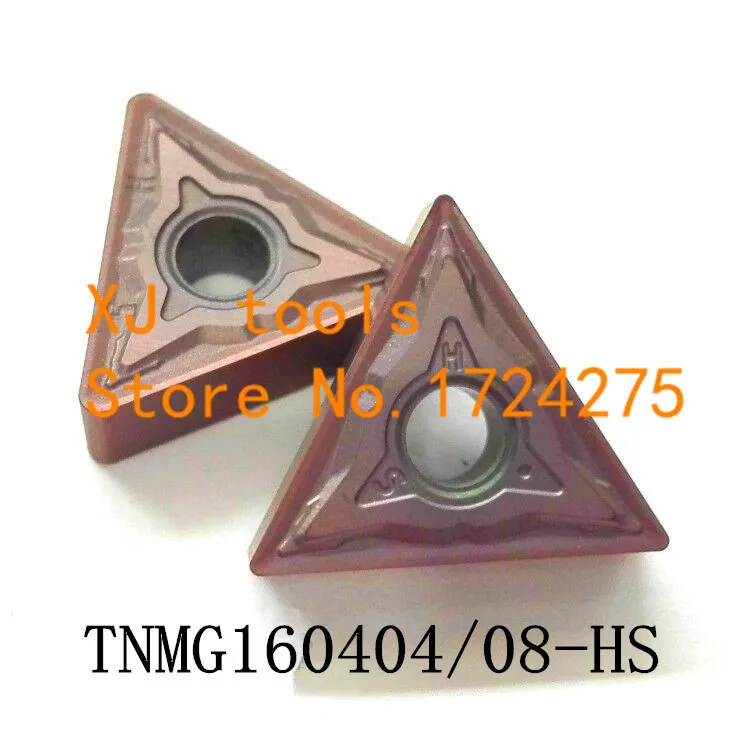10PCS TNMG160404 HS / TNMG160408 HS carbide CNC inserts,lathe tool,apply to stainless steel and