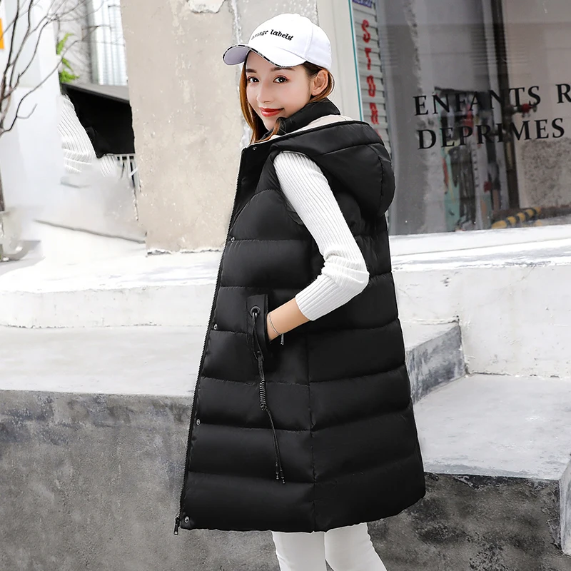 autumn and winter new ladies fashion slim slimming large size thick vest clip