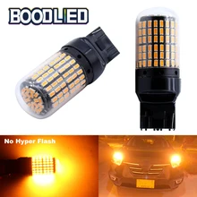Buy 2pcs T20 7440 W21W LED Bulbs For Auto Light Car Turn Signal Reverse Reversing Lights Brake Lamp Amber Yellow White Color DC 12V Free Shipping
