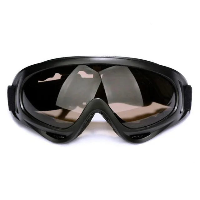 Лыжные очки, зимние ветрозащитные очки для катания на лыжах, лыжные очки, пылезащитные очки для езды на велосипеде, солнцезащитные очки для спорта на открытом воздухе, cs очки - Цвет: Brown