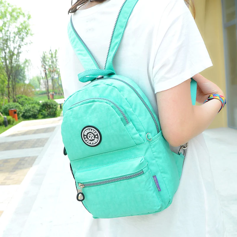 Las mujeres Mochila de Nylon para los adolescentes de la escuela bolso mujer portátil Mochila Escolar femenina hombro Mochila para las niñas Las mujeres Mochila de Nylon para los adolescentes de la escuela bolso mujer portátil Mochila Escolar femenina hombro Mochila para las niñas