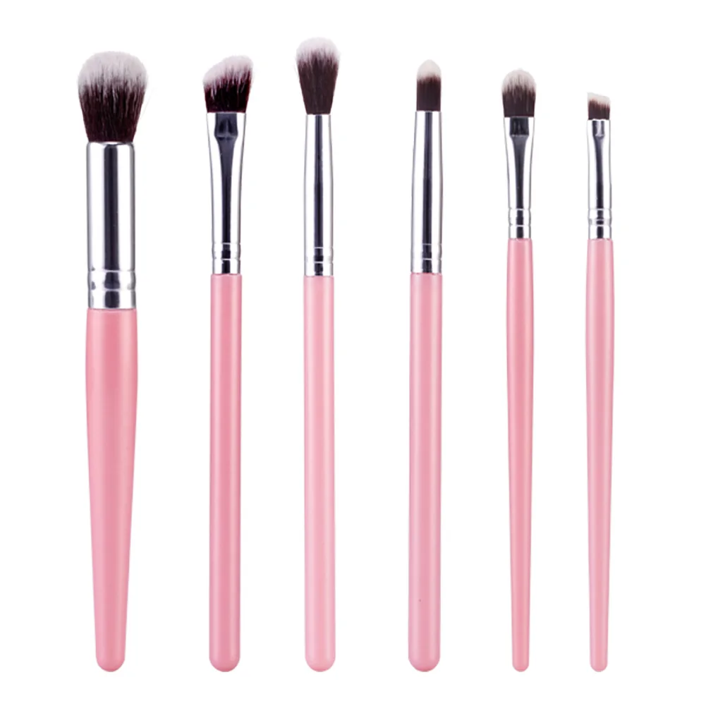 6Pcs Pro Cosmetic Brushes Set Powder Foundation Concealer Eyeshadow