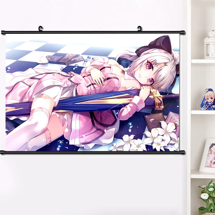 

Anime Fate/kaleid liner Serah Farron Shirou Emiya Wall Scroll Mural Poster Wall Hang Poster Otaku Home Art Decor 40*60cm