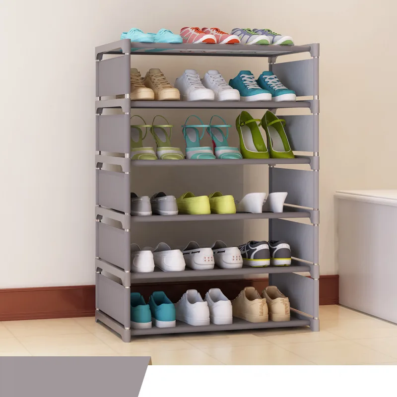 5 ярусов стеллаж для хранения обуви Полки простые гостиной украшения дома органайзер для мелочей шкаф - Цвет: 3