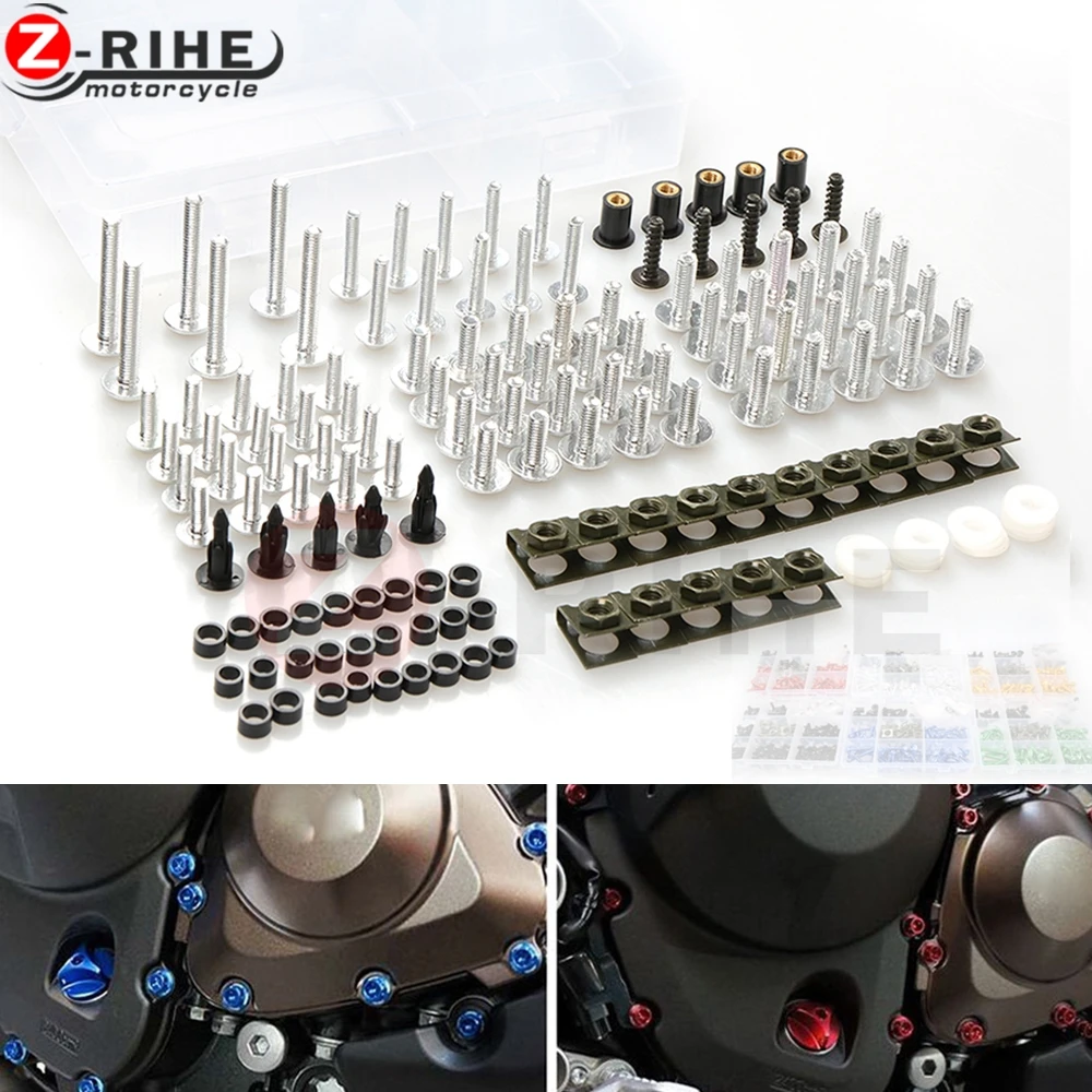 Universal Motorcycle Fairing Body Bolts Spire Screw Nuts For Aprilia BMW Buell Ducati hyosung honda kawasaki ktm mv Moto Guzzi