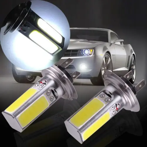 1pcs H7 20W Cob Led Super High Power Xenon HID White Light 650LM LED Bulb for Car External Lights DRL Fog Lamp 12V | Автомобили и