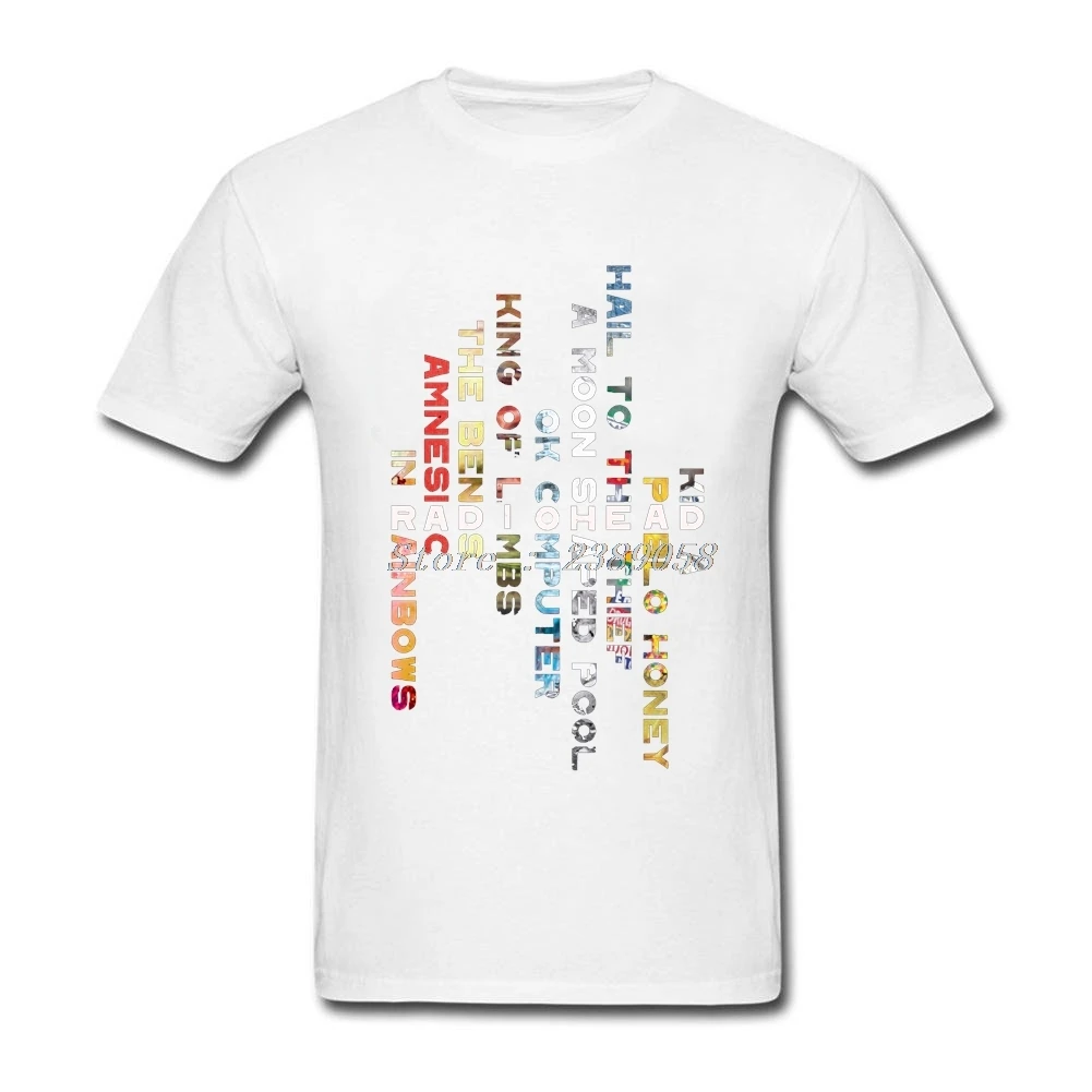 Camiseta con letras para Hombre manga corta Radiohead verano Top Camisetas de lujo para adultos Camisetas Hombre Camiseta con letras para Hombre manga corta Radiohead verano Top Camisetas de lujo para adultos Camisetas Hombre