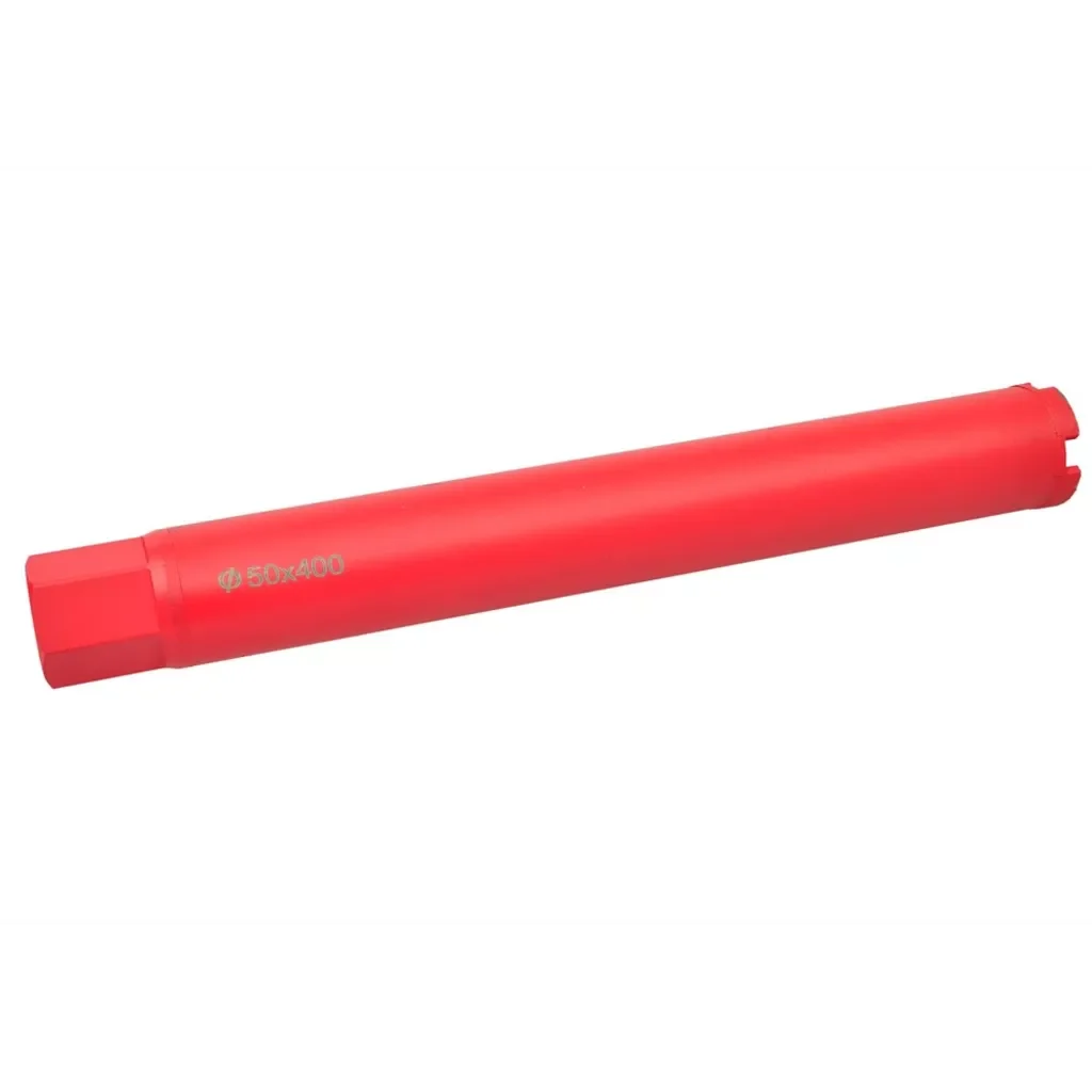 

2" x 1' 4" Concrete Wet Dry Dry and Wet Reinforced Stone Rock Core Coated Hole Saw Marble Cutter Drill Bits Tool Set