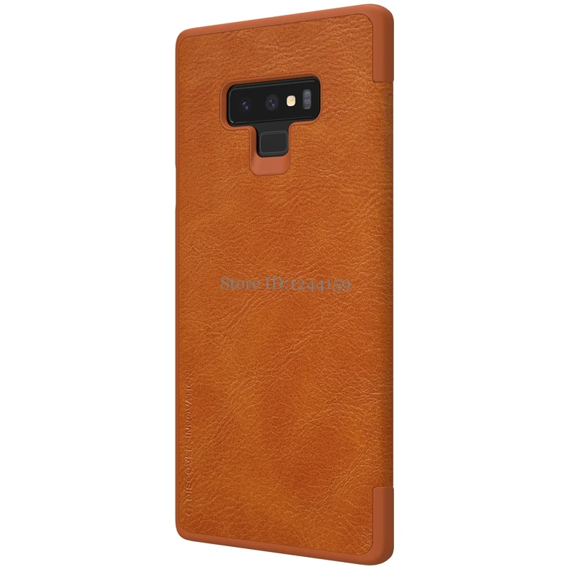 Tanie Etui do Samsung Galaxy Note 9 nillkin qin Series etui z klapką do Samsung Note 9 Note9 Book otwierane etui ze skóry pu
