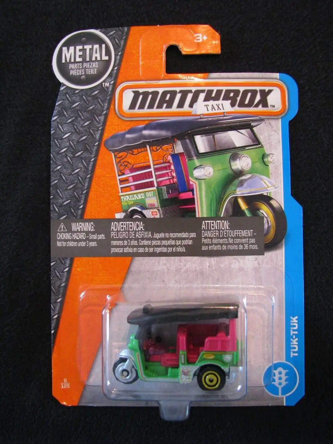 

Matchbox Car Thailand TUK-TUK Collector Edition Metal Diecast Model Car Kids Toys Gift