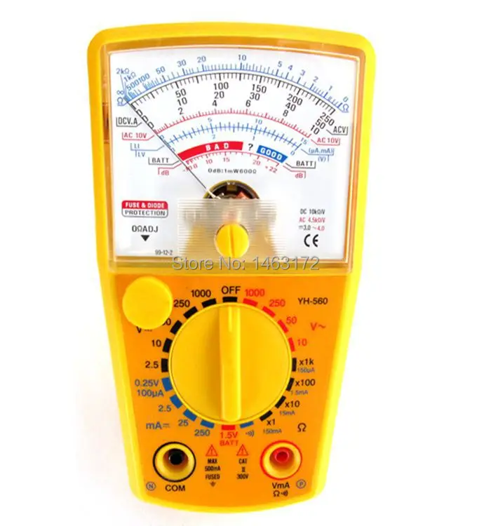 Аналоговый мультиметр AM 560 (YH 560)|analog multimeter|multimeter analoglogging multimeter |