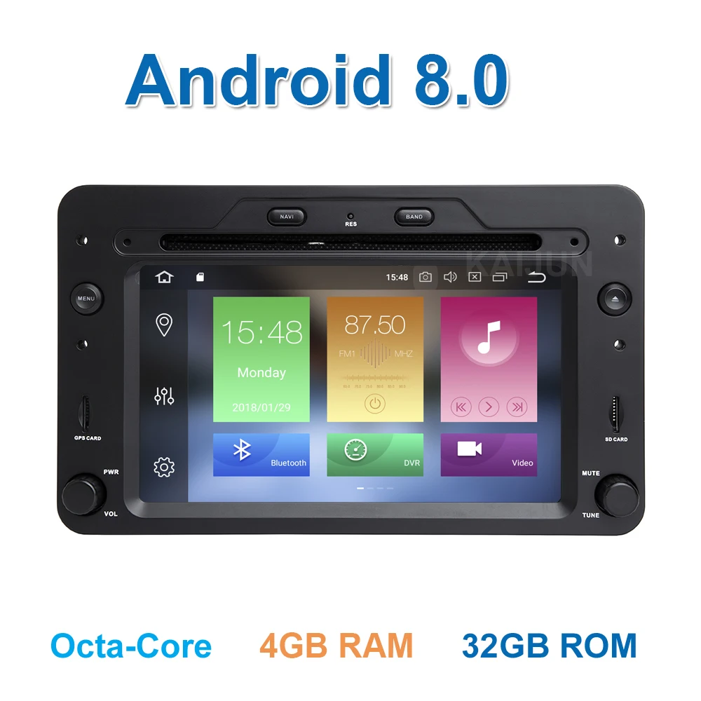 

Android 8.0 Car DVD Player GPS Stereo for Alfa Romeo Spider Alfa Romeo 159 Brera 159 Sportwagon with Radio WiFi BT