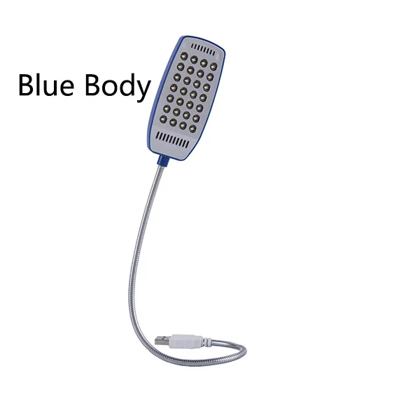 Гибкие USB светодиодный свет книга 5 V Мощность банк Светодиодный Настольные лампы для чтения светодиодный Портативный Luminaria светодиодный свет спальня USB ночник - Испускаемый цвет: Blue body