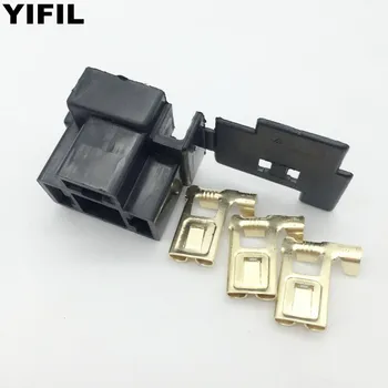 

10/20/50/100pcs/lot 3 Pin/Way H4 Headlight Automotive Connector Plug Socket Housing For Audi VW DJD031A-1