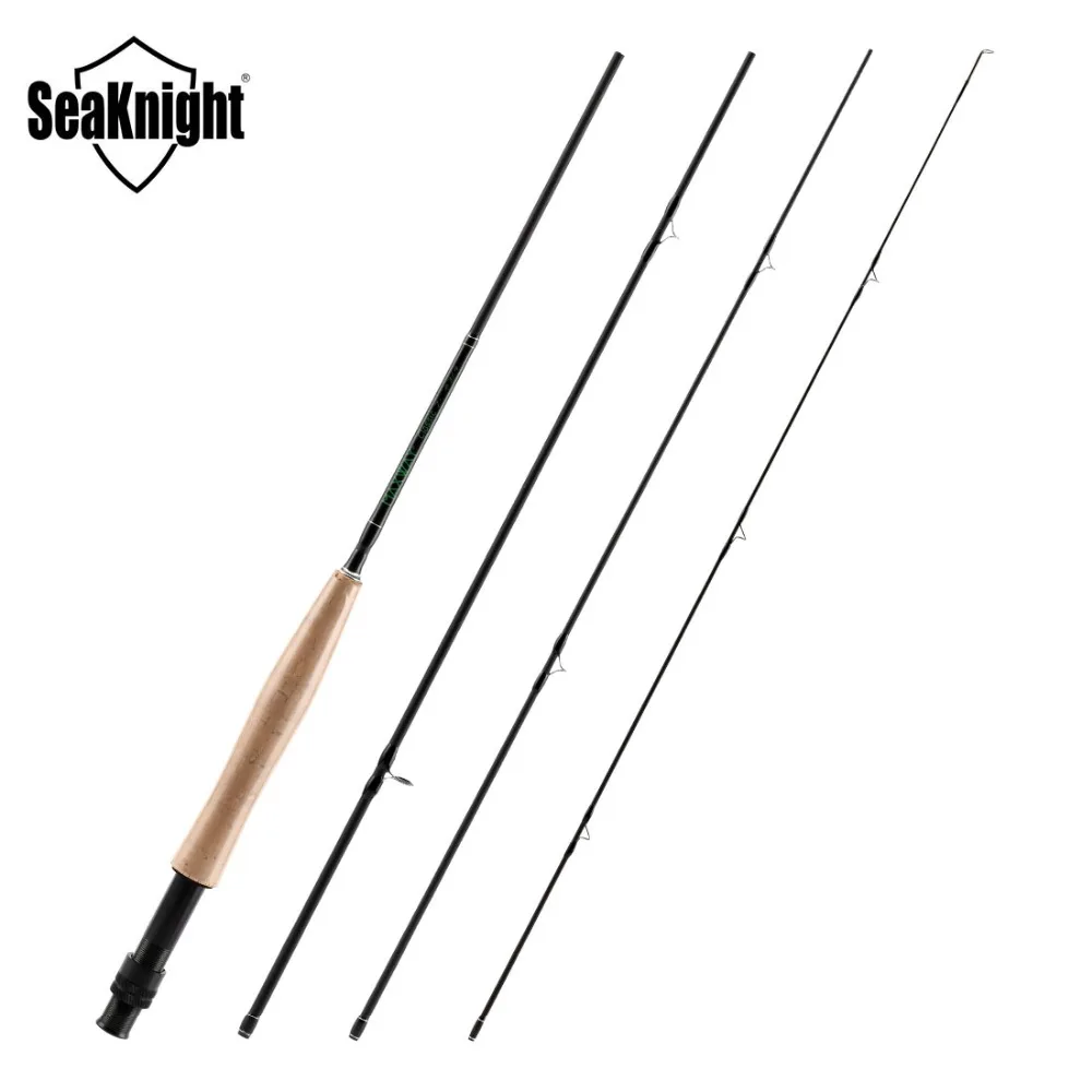 Seaknight MAXWAY Fly Rod Classic 3/4 5/6 7/8 2,1 М 2,7 м средняя скорость действия 30 т углеродное удилище 4 секции удочка для ловли нахлыстом речная Рыбалка