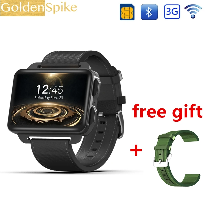 

DM99 Android Smart Watch Phone Support GPS SIM Card MP4 Bluetooth WIFI Smartwatch Supper 2.2 inch Big Screen Battery 1GB 16GB