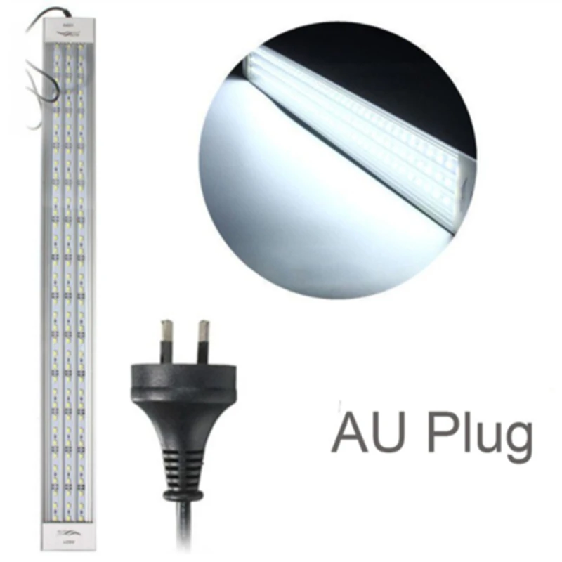 Высококачественный аквариумный светодиодный светильник ing 20-50 см, светильник для выращивания растений в аквариуме с зажимом, декоративная лампа EN/AU Plug peceras iluminacion - Цвет: A501 AU Plug