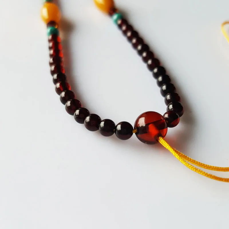 3mm amber necklace (12)