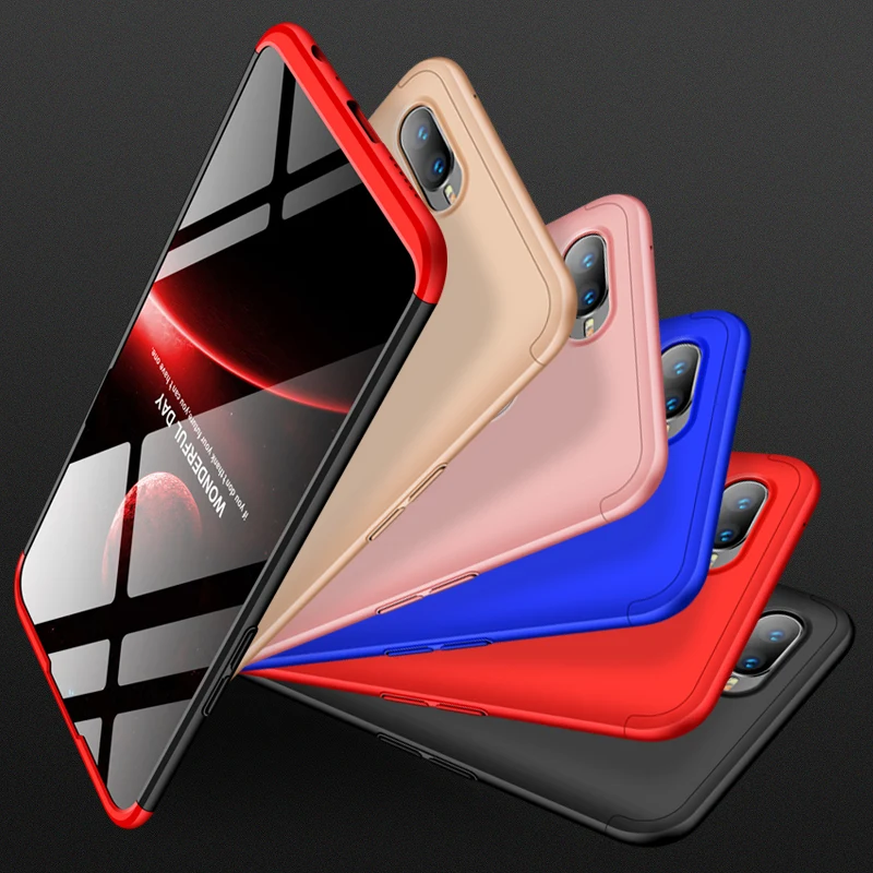 

3 in 1 Phone Cases for OPPO F9 Pro R17 Realme 2 Pro Realme U1 K1 R15x A7x F9 Pro A7 Cover 360 Full Protection Fundas Cover Capa