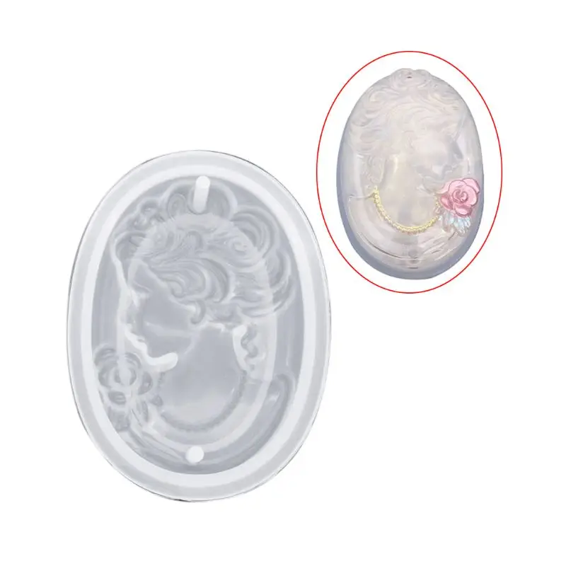 

DIY Crystal Epoxy Resin Silicone Mold Crafts Women Figure Objects Exquisite Luxury Jewelry Making Pendant Tools Molds Creative