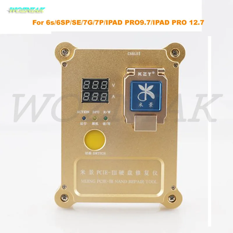 

Wozniak PCie Programmer for iphone 6s 6SP SE 7G Plus 7P IPAD PRO9.7 for PRO 12.7 Hard disk test rack HDD nand Repair SN WIFI