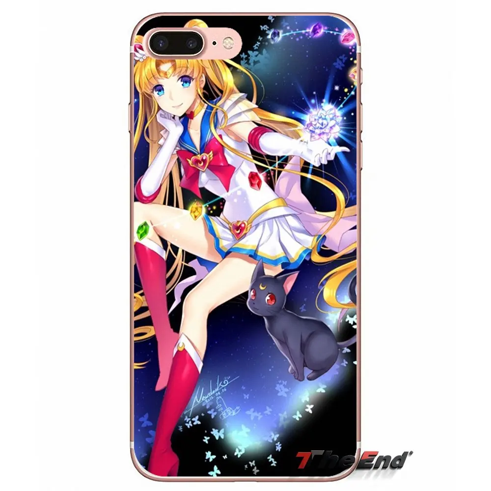Мягкий ТПУ чехол для Huawei Honor 7X V10 6C V9 6A Play 9 Mate 10 Pro Y7 Y5 P8 P10 Lite Plus GR5 2017 Soldier Sailor Moon Cute