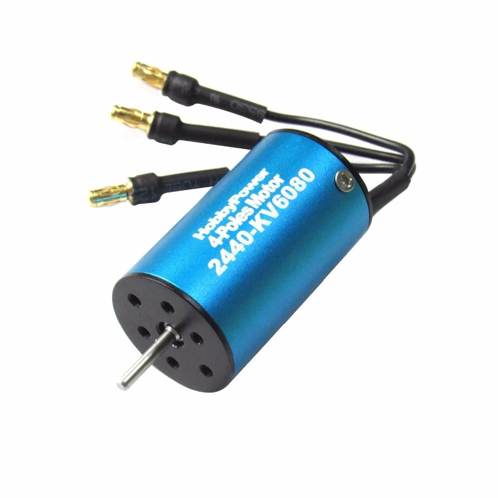 Hobbypower 2440 6080kv 4600kv 4000kv 4 полюса бесщеточный Двигатель для 1/18 1/16 RC автомобилей|motor