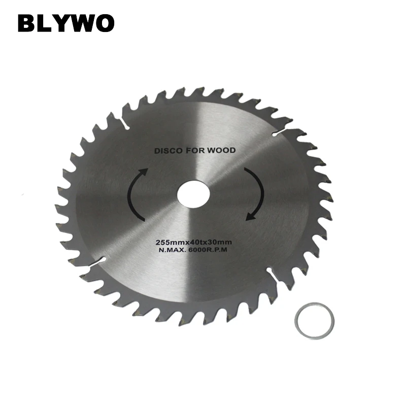 Лезвие пилы 40 зубов TCT общего назначения твердая и мягкая циркулярная пила по дереву лезвие для древесных и деревянных композитов