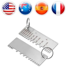 Сварки нержавеющей стали Gage провода/лист металла толщиномер проволока покрытием размер сварки инспекции инструмент легко переносить