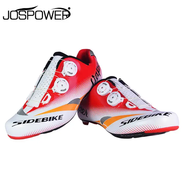 Cheap Sidebike Carbon Fiber Cycling Road Bike Shoes Men Athletic Sneaker Ride Bicycle Self-Locking Shoes zapatillas ciclismo