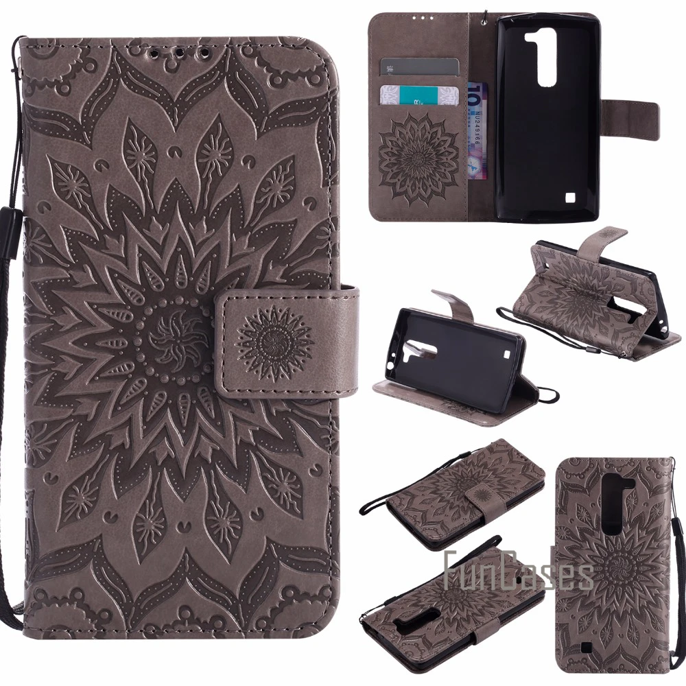 Роскошный цветок рельефный чехол СПС fundas LG G4c G4 мини H525N H522Y coque Magna H502F H500F C90 5 &quot+