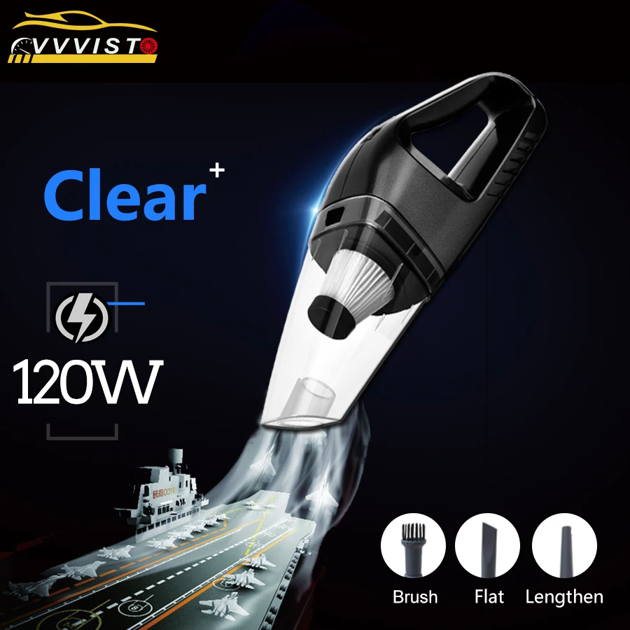 

2019 120W VVVIST Mini Car Vacuum Cleaner Car Cleaner Handheld Portable 12V Powerful Auto Cleaning Tools Auto Car Vacuum Cleaner