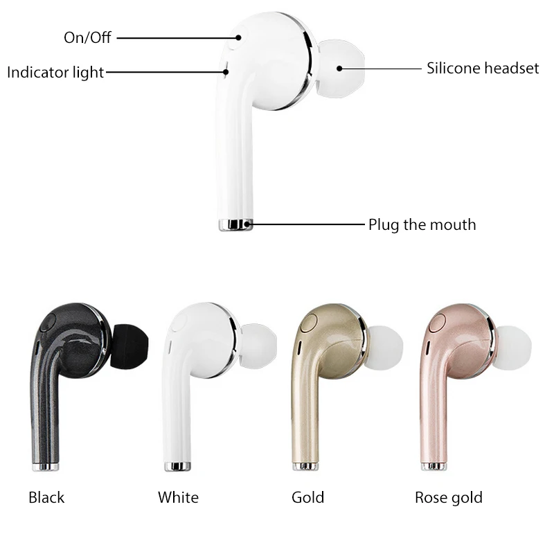

Wireless Bluetooth Earphone Active Noise Cancelling with Mic Anti Sweat Sports Earphones for Samsung Android in-ear Earbuds