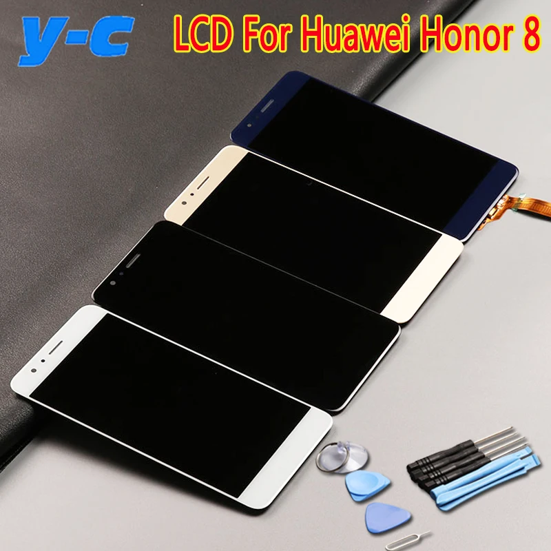 Prix pour Pour Huawei Honor 8 Lcd Display + Écran Tactile 100% Nouveau 5.2 Pouce Affichage Digitizer Panneau de Verre de L'écran Pour Huawei Honor 8 Prix pour Pour Huawei Honor 8 Lcd Display + Écran Tactile 100% Nouveau 5.2 Pouce Affichage Digitizer Panneau de Verre de L'écran Pour Huawei Honor 8