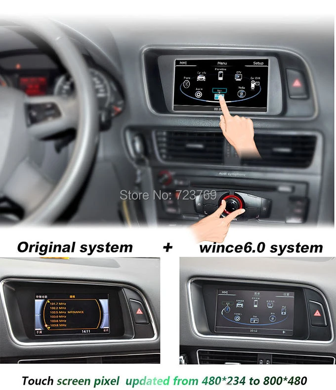 Автомобильный DVD gps навигации Системы для Audi A4 A5 Q5 S4 RS4 S5 RS5 SQ5