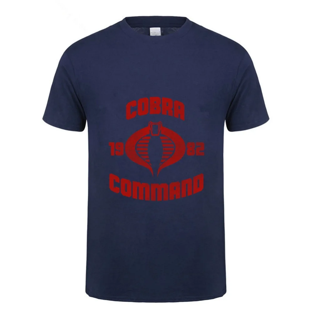Cobra Commander 1982 для мужчин футболка летние Стиль футболки Мужская хлопковая с