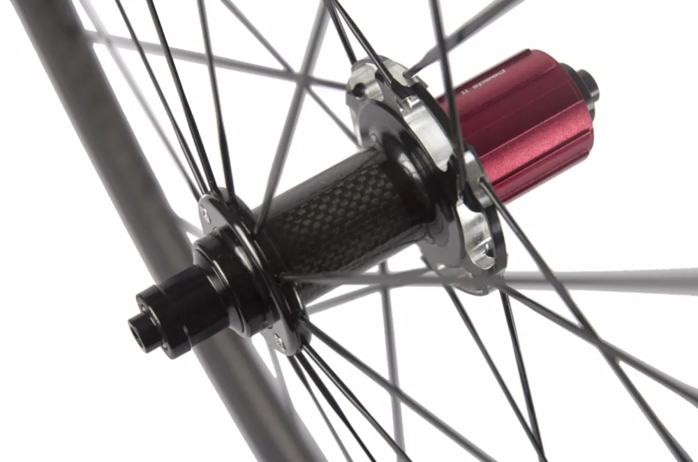 Discount 700C 38mm Clincher Bike Road Wheels Carbon Bicycle 12k Carbon Wheelset Ultra Light Chosen Carbon Hub Ceramic Bearing 6